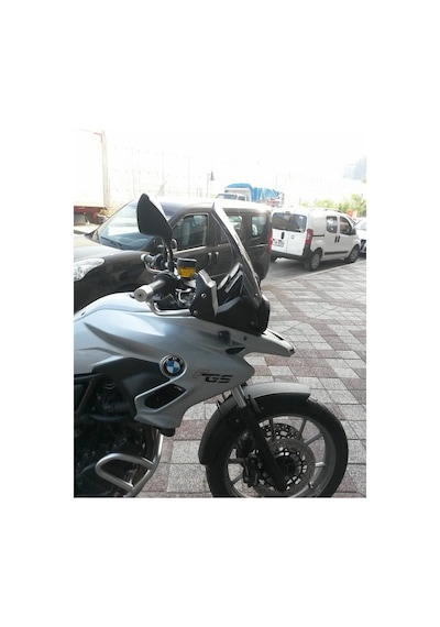 2012-17 Bmw F700Gs Uzun Ön Cam Koyu Füme Zeus 42cm 4mm F700 Gs