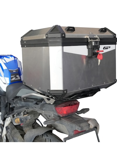 Gp Kompozit Base Universal 51 Lt Alüminyum Motosiklet Çantası Gri Diğer
