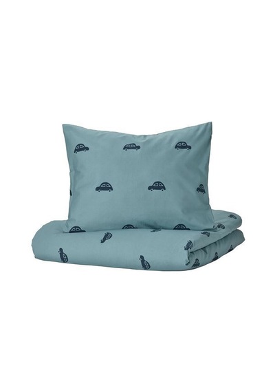 Ikea Barndrom Tek Kişilik Nevresim Takımı 150 X 200 Cm Lacivert - Siyah