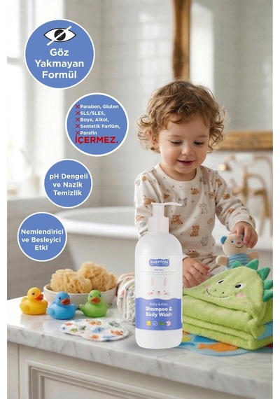 Babyton Set 3'lü Göz Yakmayan Şampuan