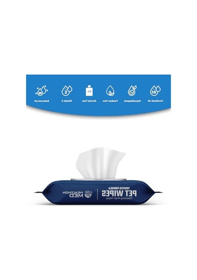 Evcil Hayvan Temizleme Mendili 4 Al 3 Öde 50 X 4'lü Set Açık Indigo