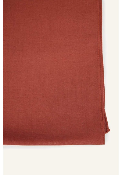 Defacto Fresh Scarfs X Defacto Premium Sıcak Turuncu Keten Şal I1758ax26smog215 Turuncu-og215