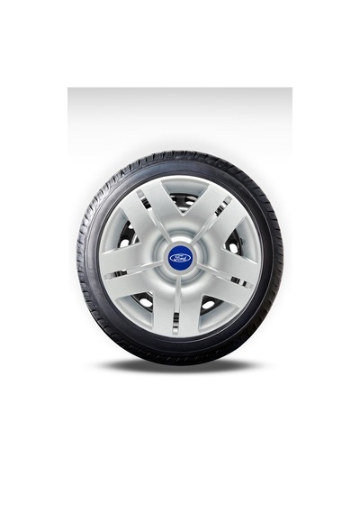 Ford 14'' İnç Gri Jant Kapağı 4lü Takım Esnek Fiesta Focus Escort Fusion Orion Ka Courier Teneke Jant Uyumlu Universal Logolu 132
