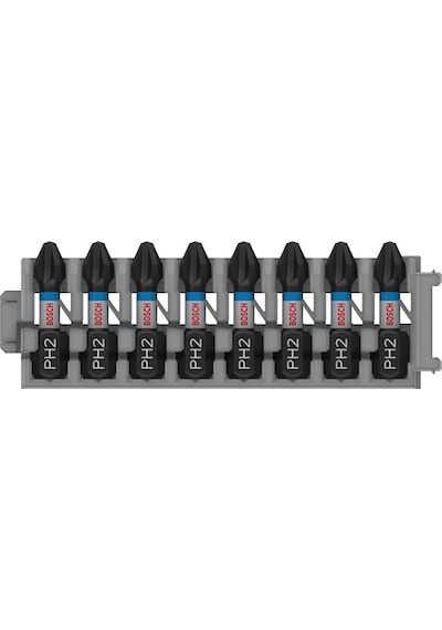 Professional Accessories Aksesuar 2608522324 8 Parça Tornavida Seti Yıldız Impact Control, 8 X Ph2 Uç Uzunluğu: 25