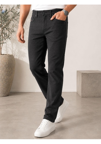 Classics Men Captiva Regular Fit Likralı Erkek Desen Jean Pantolon 7733 Siyah