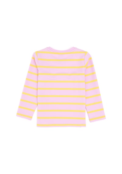 U.S. Polo Assn. Kız Çocuk Pembe Bisiklet Yaka Sweatshirt 50296376-VR041