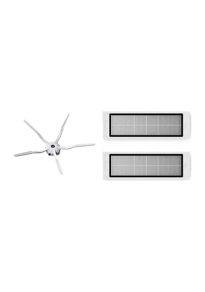 Roborock S5 Max Aksesuar Seti: 2 Adet Hepa Filtre - 1 Adet Yan Fırça