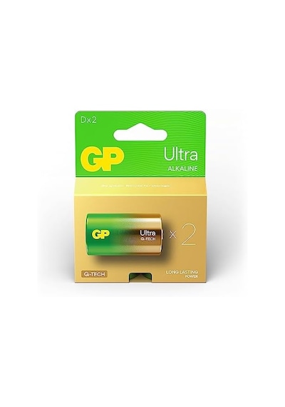 Gp D Mono Batarya Alkalin Ultra 1,5v 2 Adet