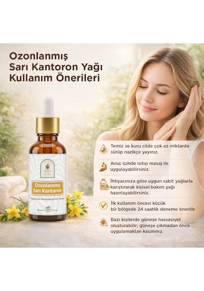 Sera Natura Ozonlanmış Sarı Kantaron Yağı 30 ML