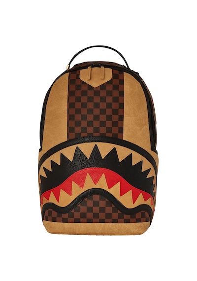 Sprayground Henny Raceway Graff Sırt Çantası, Polyester, Suya Dayanıklı, Şık Ve Dayanıklı Tasarım Kahverengi