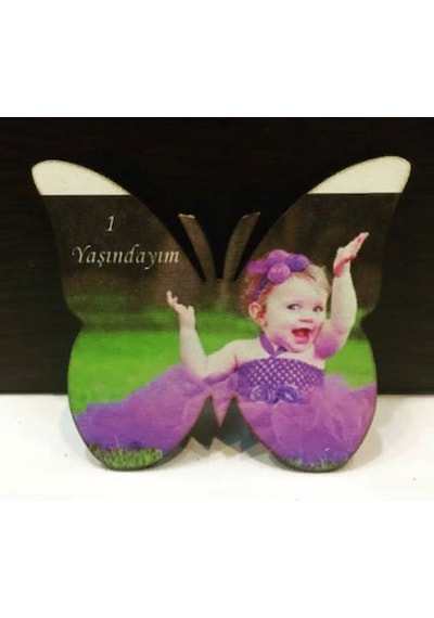 Ahşap Baskı Magnet, Istediğiniz Şekle Istediğiniz Görsel Basılır (283305841)