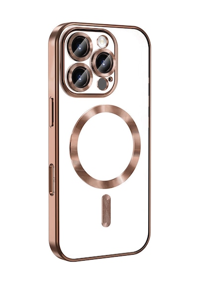 Apple Uyumlu iPhone 16 Pro Kılıf Kamera Korumalı M-safe Wireless Şarj Özellikli Zore Demre Kapak Siyah