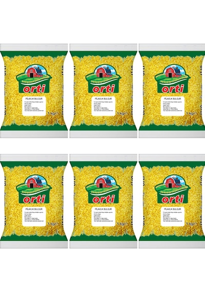 Orti Pilavlık Bulgur 6 x 1 KG