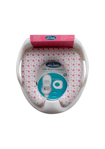 Sevi Bebe Lüks Klozet Adaptörü Pembe