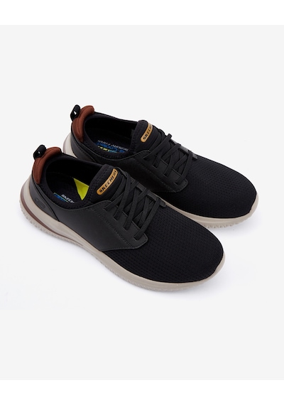 Skechers Delson 3.0 - Mooney Erkek Siyah Günlük Ayakkabı 210239 Blk Siyah