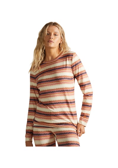 Billabong - Warm Up Tech Ls Renkli Bej