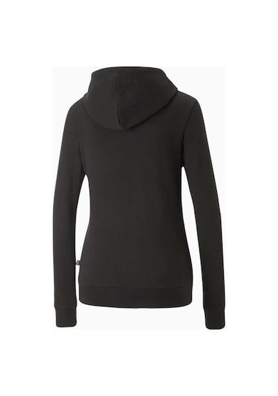 Puma Ess+ Embroidery - Kadın Siyah Kapüşonlu Spor Sweatshirt Siyah