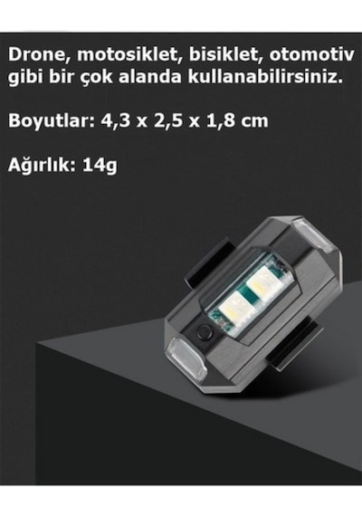 Nkt Group Motosiklet Bisiklet Otomotiv Mini Çakar Lamba Şarjlı
