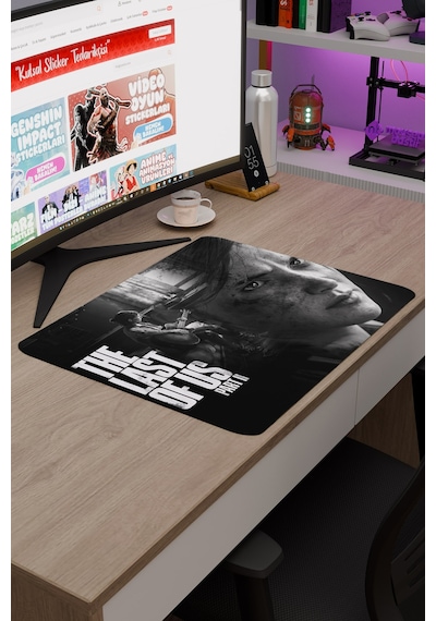 The Last Of Us Kaymaz Dikişli Kauçuk Oyuncu Mousepad V1 - 48x40 Xl Gaming Mouse Pad Fare Altlığı