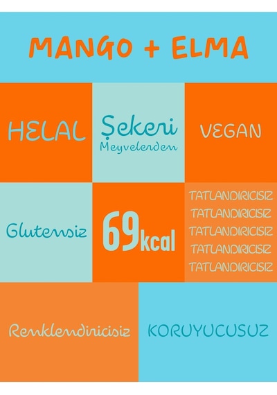 Mixmey Tropik Sever Meyve Barı 12 Adet | Atıştırmalıklar – Vegan, Glutensiz (20GR X 12 ADET)