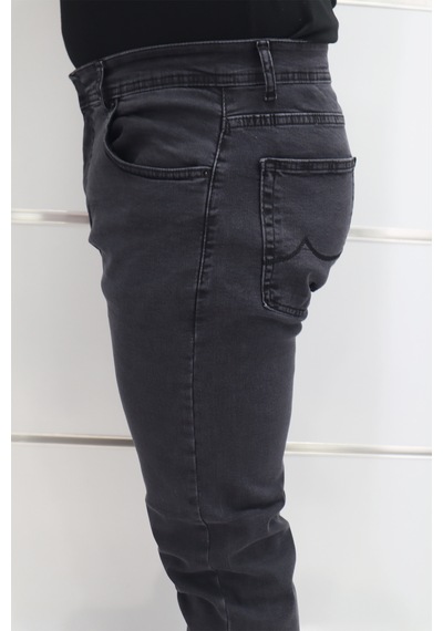 Denim Cartel Dmctekstil Erkek Füme Normal Bel Dar Kalıplı Boru Paça Jean Pantolon Füme