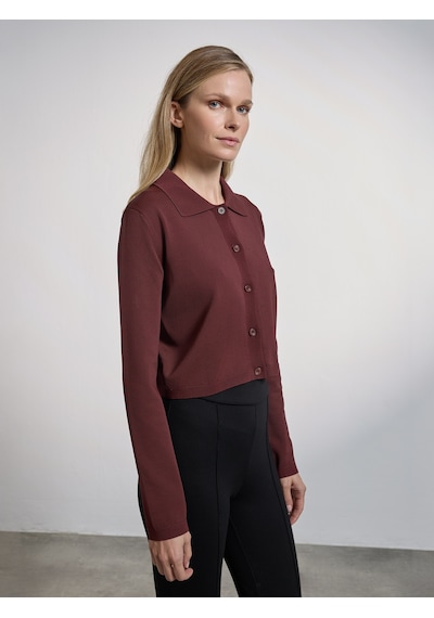 Karaca Kadın Slım Fıt Triko Hırka-bordo 124301040-61-xl 120286 Bordo