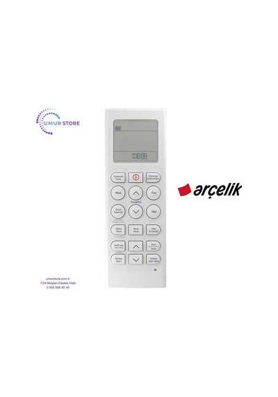 Arçelik 40620 Md Uyumlu Multi İnverter Klima Kumandası