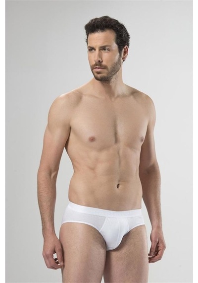 Cacharel 1203 Erkek Slip Süprem - Beyaz Beyaz