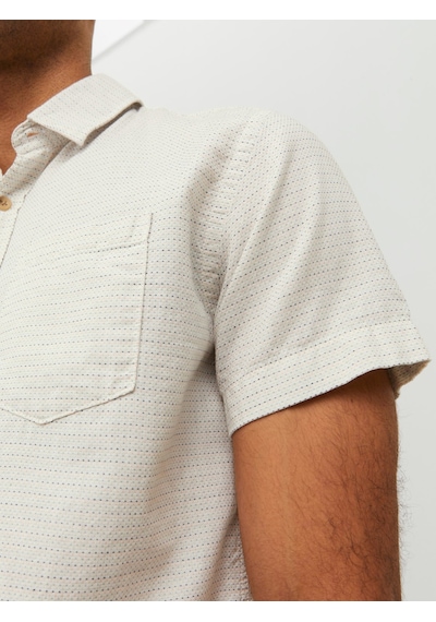 Jack & Jones Jack&jones Kısa Kollu Beyaz Erkek Gömlek 12235362 001