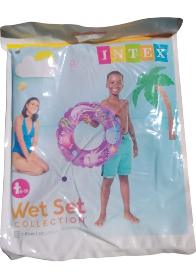 Şeffaf Baskılı Deniz Havuz Simit 61 Cm 6-10 Yaş