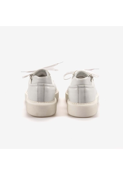 Mocassini Bağcıklı Erkek Spor & Sneaker Ayakkabı D2149 Beyaz