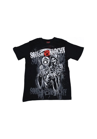 Sons Of Anarchy Tişört Siyah Çok Renkli