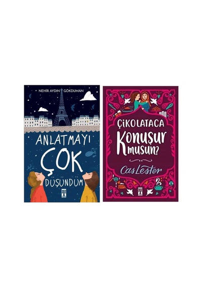 Anlatmayı Çok Düşündüm Ve Çikolataca Konuşurmusun 2 Kitap Set
