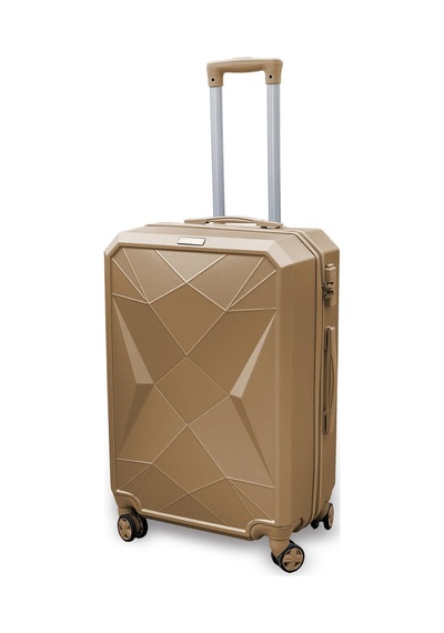 Coral High Diamond ABS Latte Orta Boy Valiz 16632 Sütlü Kahverengi