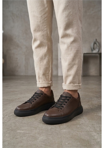 DMR Elegance Blf-010 Erkek Sneaker Günlük Casual Spor Ayakkabı Kahverengi Siyah Taban Rekli DMR Elegance Blf-010 Erkek Sneaker Günlük Casual Spor Ayakkabı Kahverengi Siyah Taban Rekli