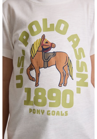 U.S. Polo Assn. U.s. Polo Assn. Erkek Çocuk Tişört 50327000-vr256 İnci