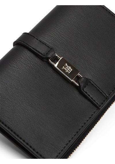 Tommy Hilfiger Th Glam Bıfold Wallet-15621 Siyah