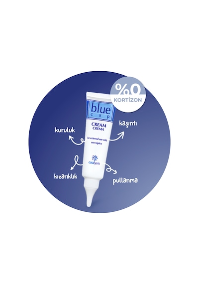 Blue Cap Kuru Ciltler İçin Kortizonsuz Nemlendirici Krem 50 G