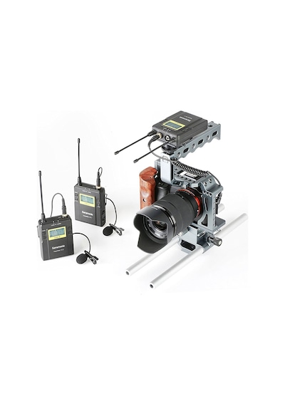 Saramonic, Uwmic9, Rx9+tx9+tx9+tx9 Uhf Lavalier Mikrofon Sistemi, Kablosuz, Siyah