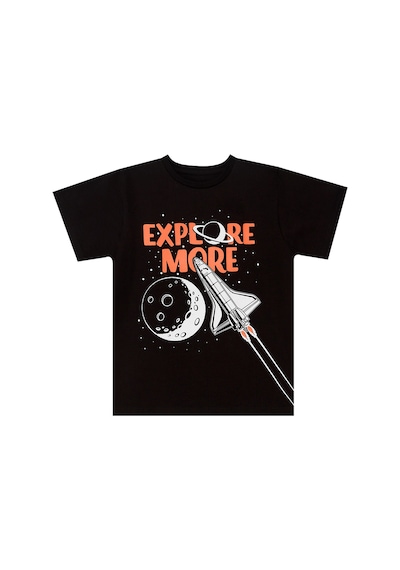 Explore Uzay Roketli Erkek Çocuk Yazlık T-shirt Şort Takım