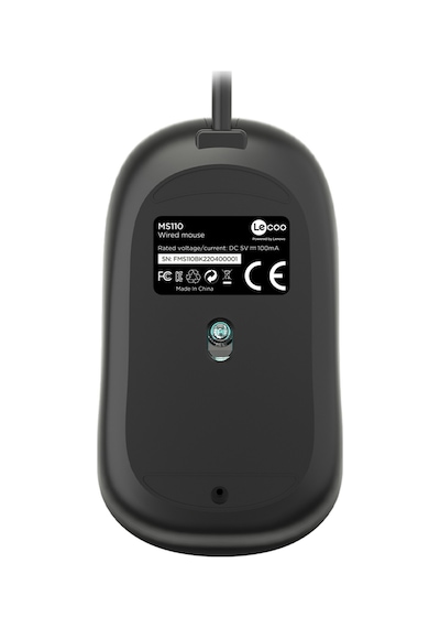 Lecoo MS110 USB Kablolu RGB 2400DPI 4 Tuşlu Sessiz Click Optik Mouse