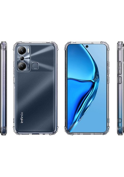 İnfinix Hot 20i Kılıf Zore 2mm Anti Shock Silikon Kılıf
