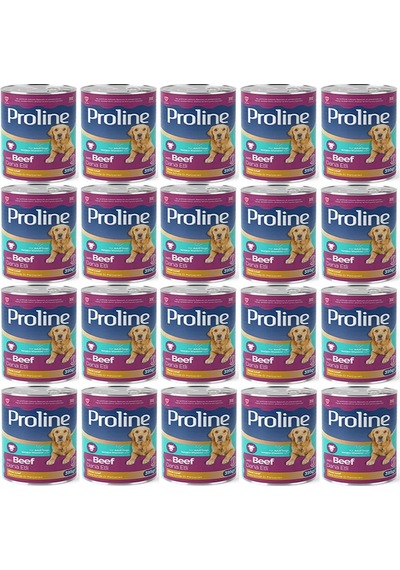 Pro Line Dana Etli Yetişkin Köpek Konservesi 20 x 395 G
