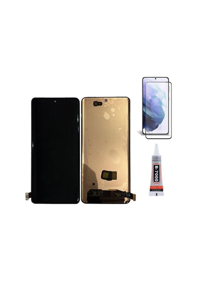 Oppo Find X6 Pro Uyumlu Ekran Lcd Dokunmatik B7000 15ml Yapıştırıcı Ve Kırılmaz Cam İle Beraber Yc