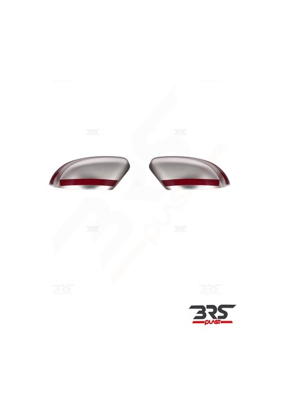 Ford Focus 3 Uyumlu 2011-2017 Krom Ayna Kapağı 2 Parça Paslanmaz Çelik