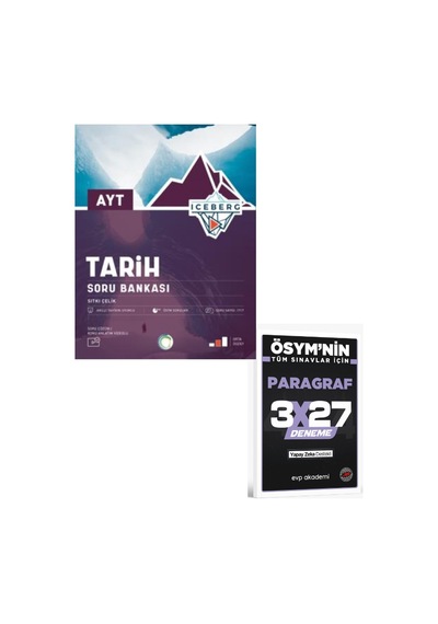 2027 Okyanus 2027 Ayt Tarih Iceberg Soru Bankası+ Evp Akademi Paragraf