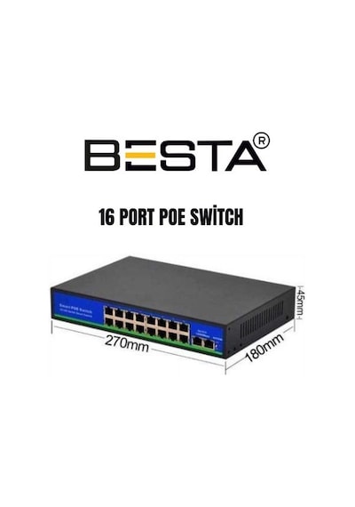 16 Port Poe Switch Kd1621gl