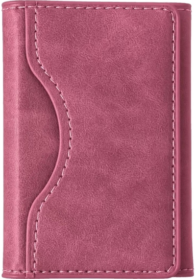 Modamizo Mey İthalat Tema Magsafe Deri Kartlık - Pembe