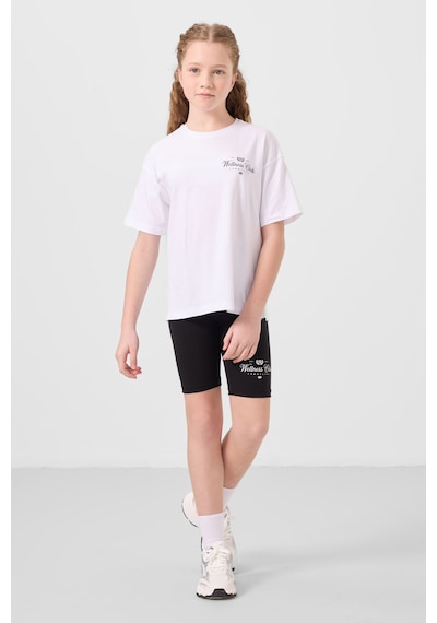 Tommylife Beyaz-siyah Pamuklu O Yaka Standart Fit Baskılı Kız Çocuk Tayt Takım - 75190 Beyaz - Siyah Tommylife Beyaz-siyah Pamuklu O Yaka Standart Fit Baskılı Kız Çocuk Tayt Takım - 75190 Beyaz - Siyah