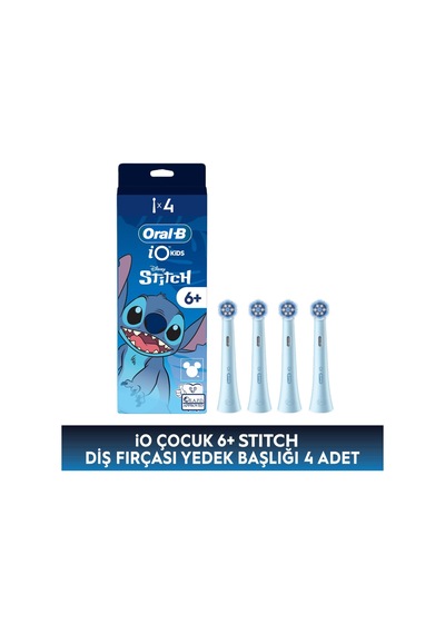 Oral-b Io Çocuk 6+ Stitch Diş Fırçası Yedek Başlığı 4 Adet